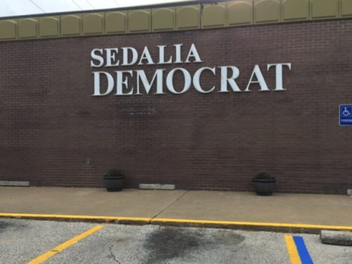 The Sedalia Democrat, just as it looked when I left it in 1991.