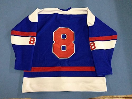 No. 8, in tribute to the Nordiques' all-time leading scorer, Paul Larose.